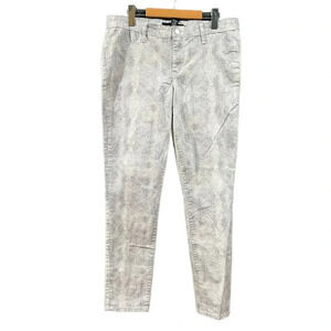 Calvin Klein White Snakeskin Pattern Pants – Size 12 – Excellent Condition